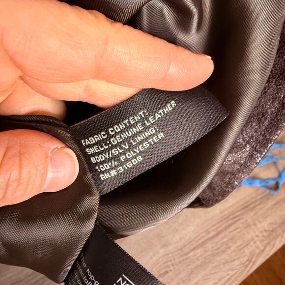 Jos A Bank Executive Collection Mens XXL Brown Suede Leather Jacket - Picture 5 of 8